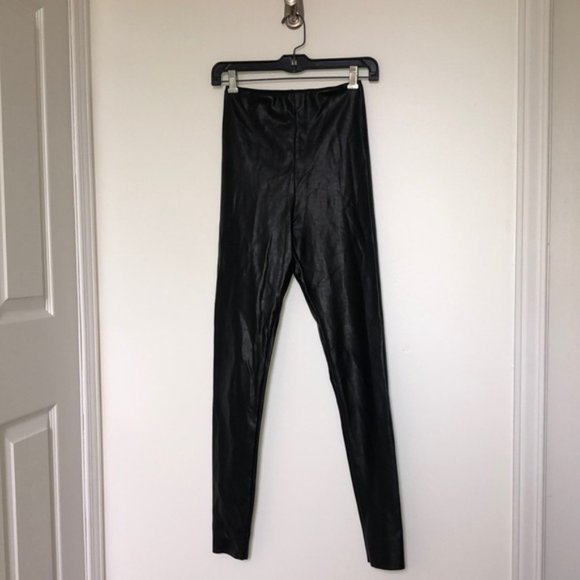 ARITZIA WILFRED FREE VEGAN LEATHER PANTS - Picture 1 of 6